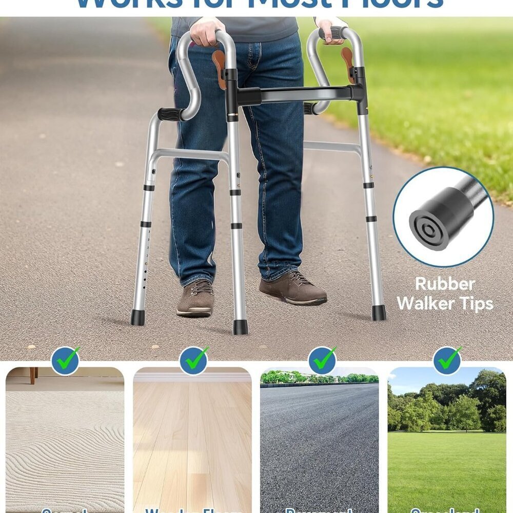 Folding Walkers for Seniors - Picture 7 of 8